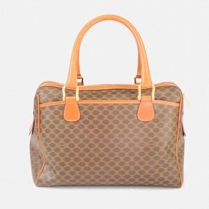 Celine Handbag Macadam Bag Boston Tote Brown